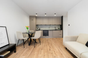 Nowoczesny salon – fotograf wnętrz Tychy