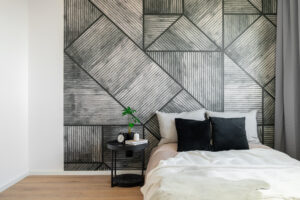 Sypialnia biel i złoto – Martin Paterak fotografia wnętrz Śląsk