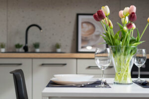 Kuchnia beton i drewno – fotograf wnętrz Gliwice