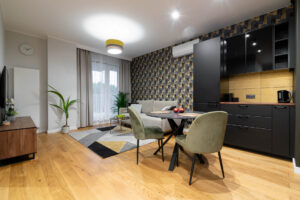 Kuchnia czarna matowa – fotografia wnętrz Katowice