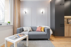 Łazienka z wolnostojącą wanną – fotograf wnętrz Gliwice